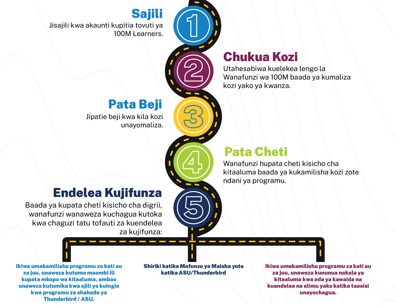 100ML learner journey