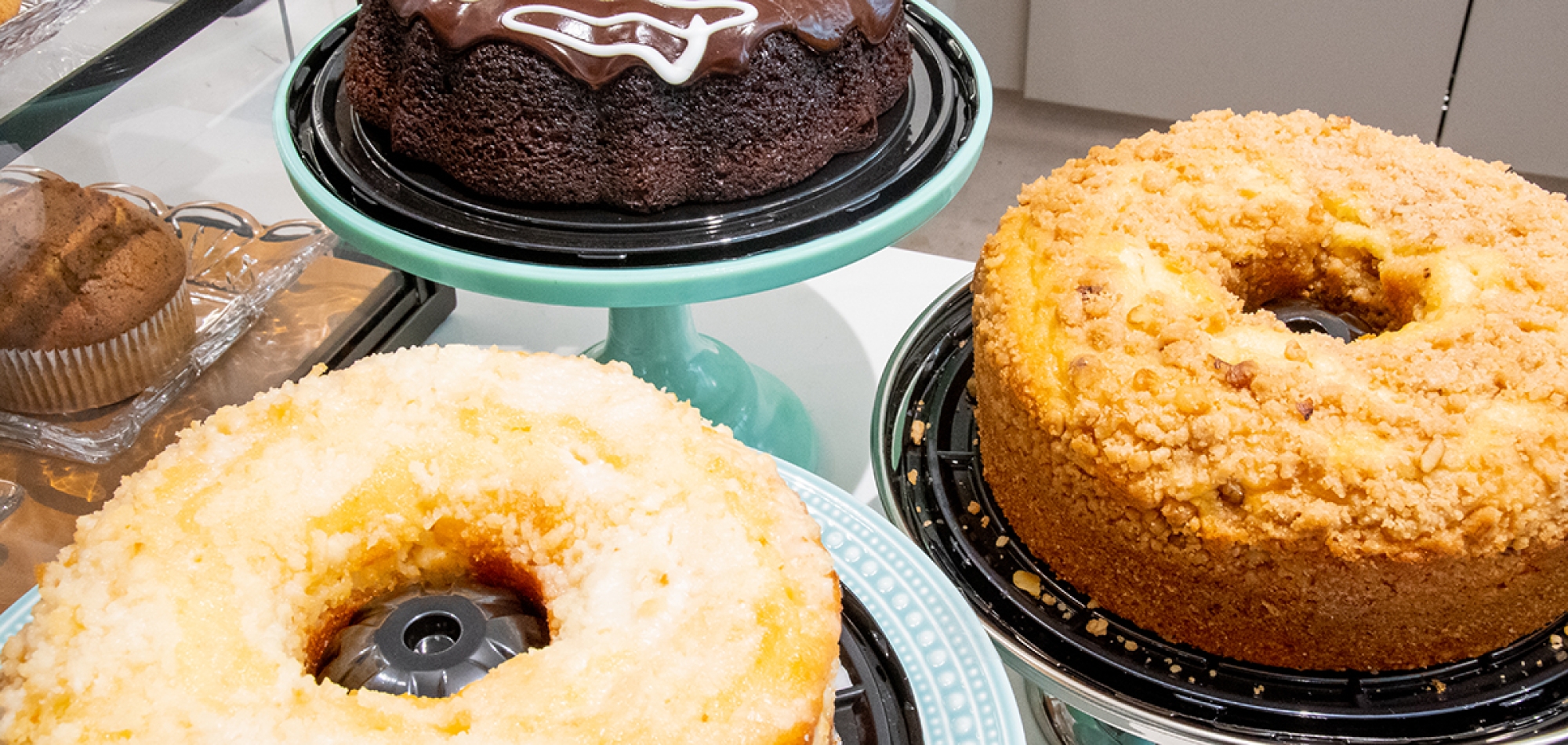 Image of cakes at the Thunderbird Cafe